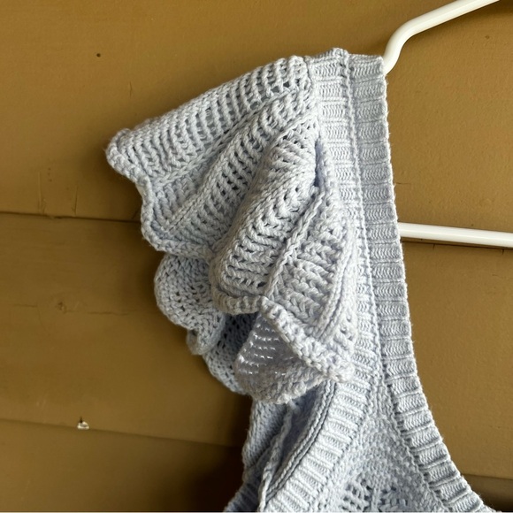 Forever 21 Crochet Crop Top - Size M - Stripes Festival Summer - Picture 3 of 5